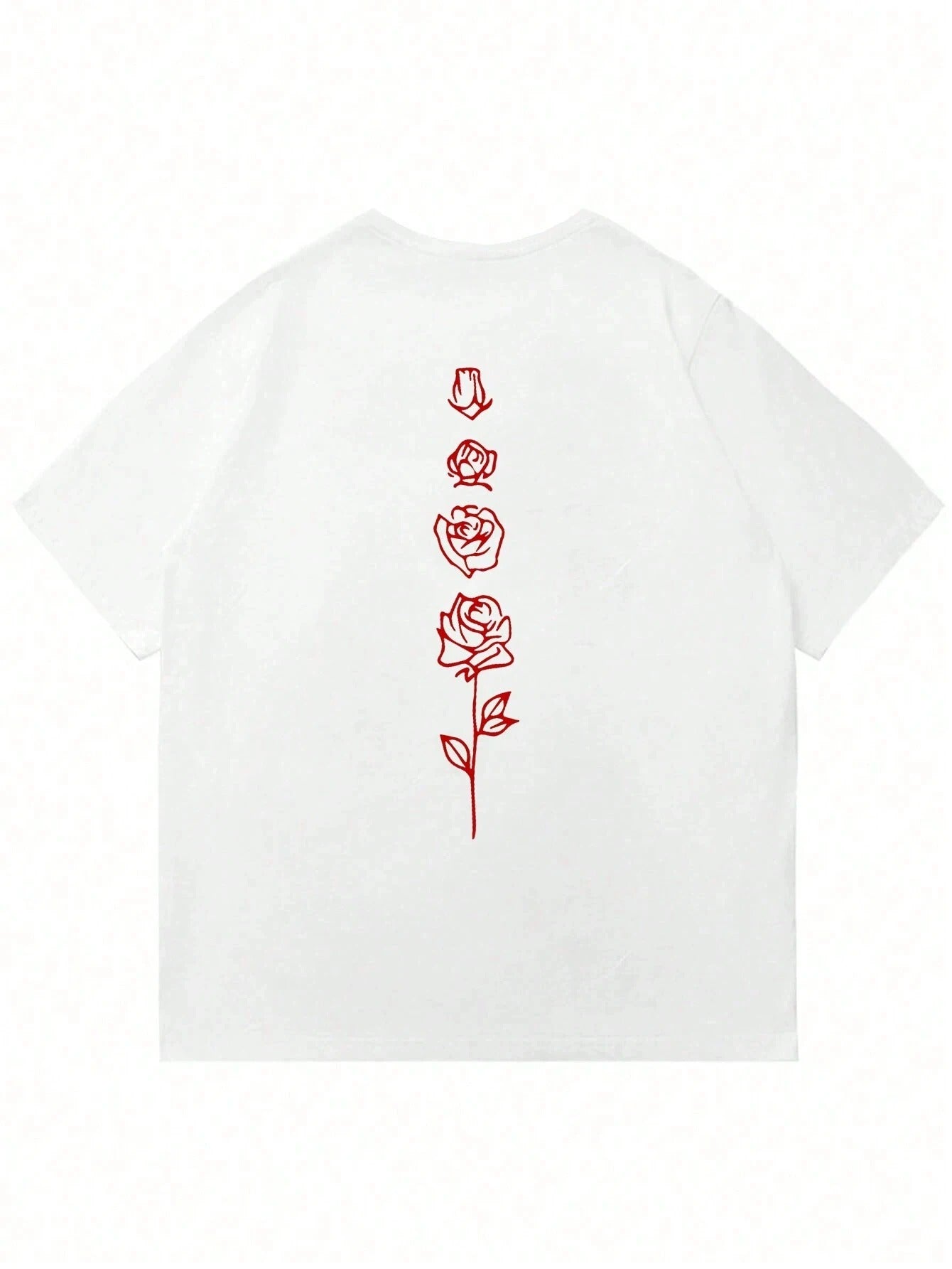 Camiseta Oversized Flor Ascendente 100% Algodão