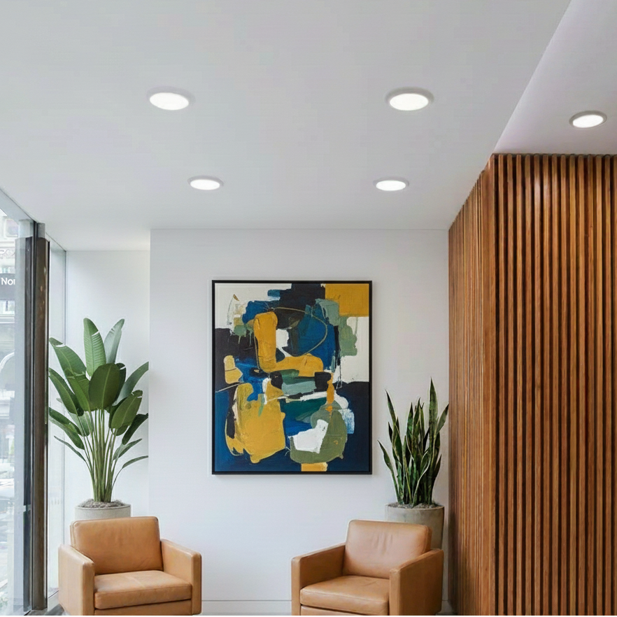 Luminária de Teto Plafon Redondo