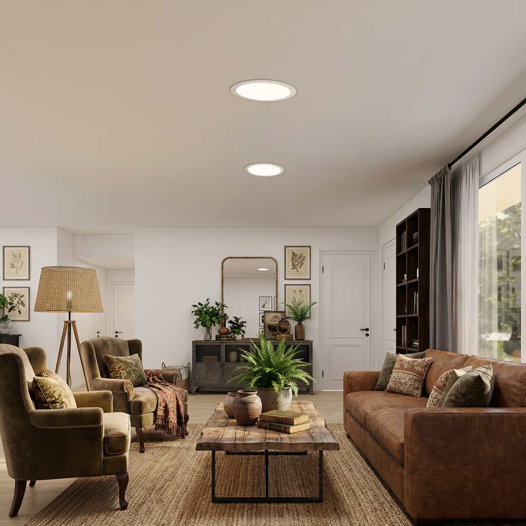 Luminária de Teto Plafon Redondo