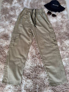 Calça cargo Jogger Sarja Larga