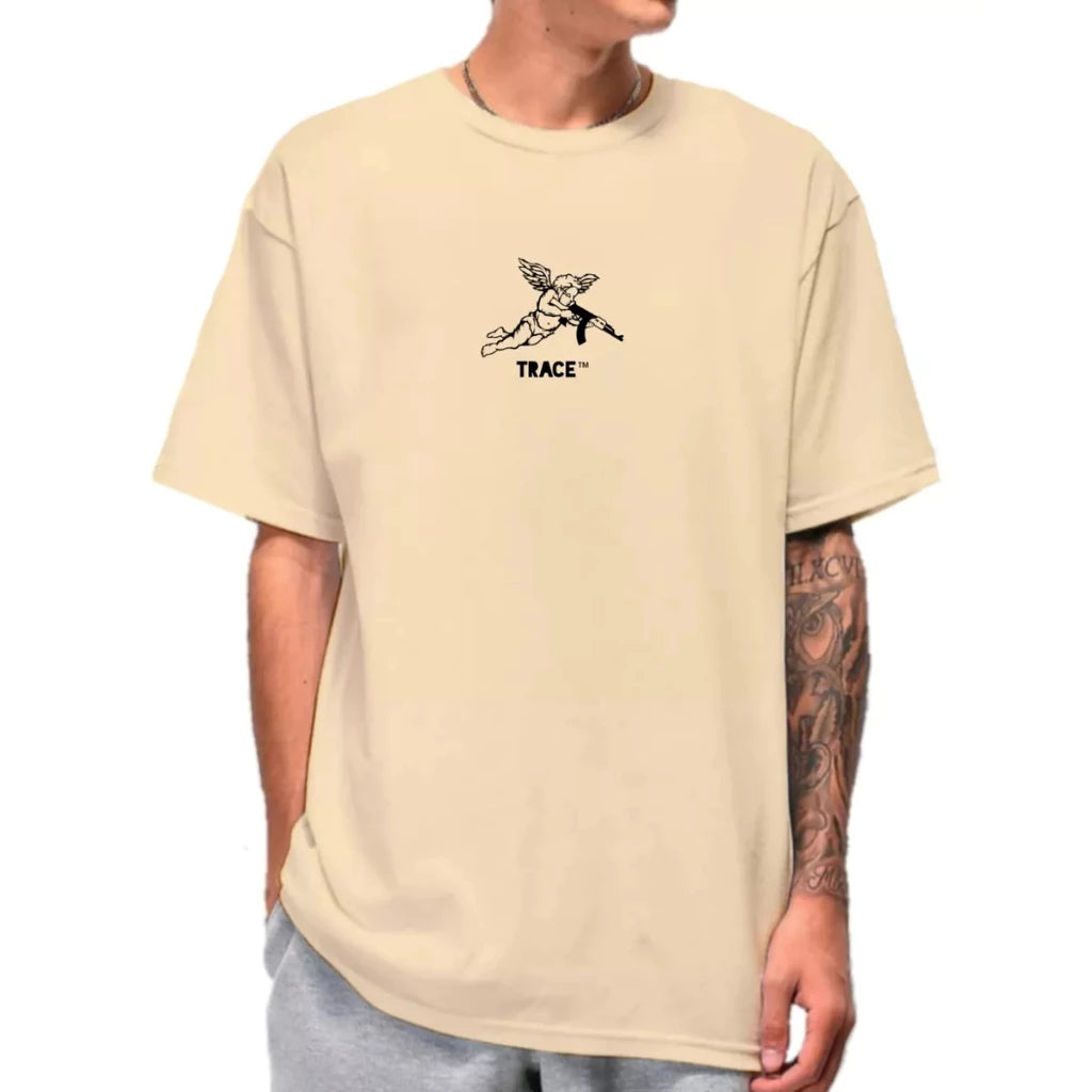 Camiseta Oversized Trace Angel 100% Algodão