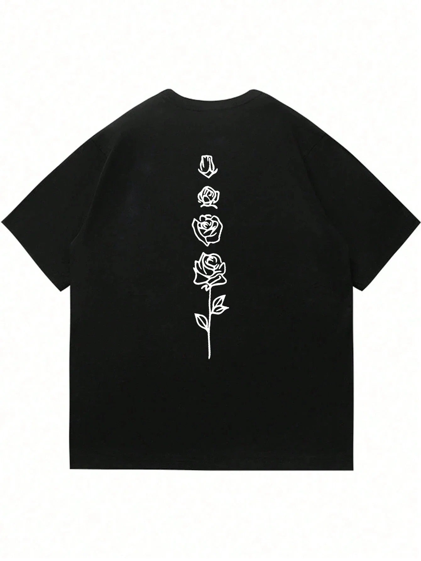 Camiseta Oversized Flor Ascendente 100% Algodão