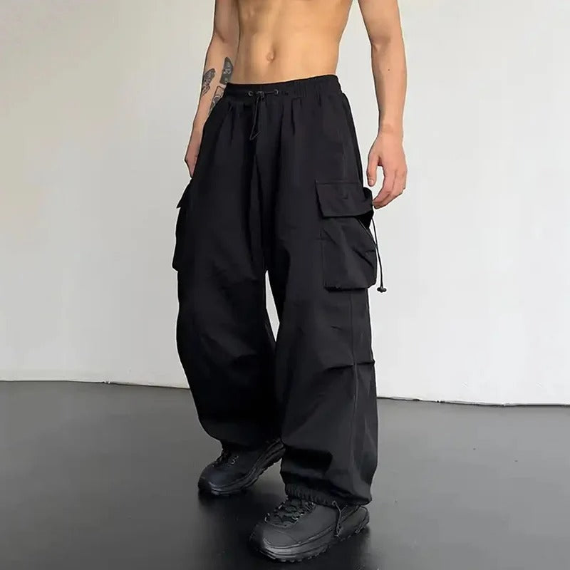 Calça Cargo High Street Estilo Americano