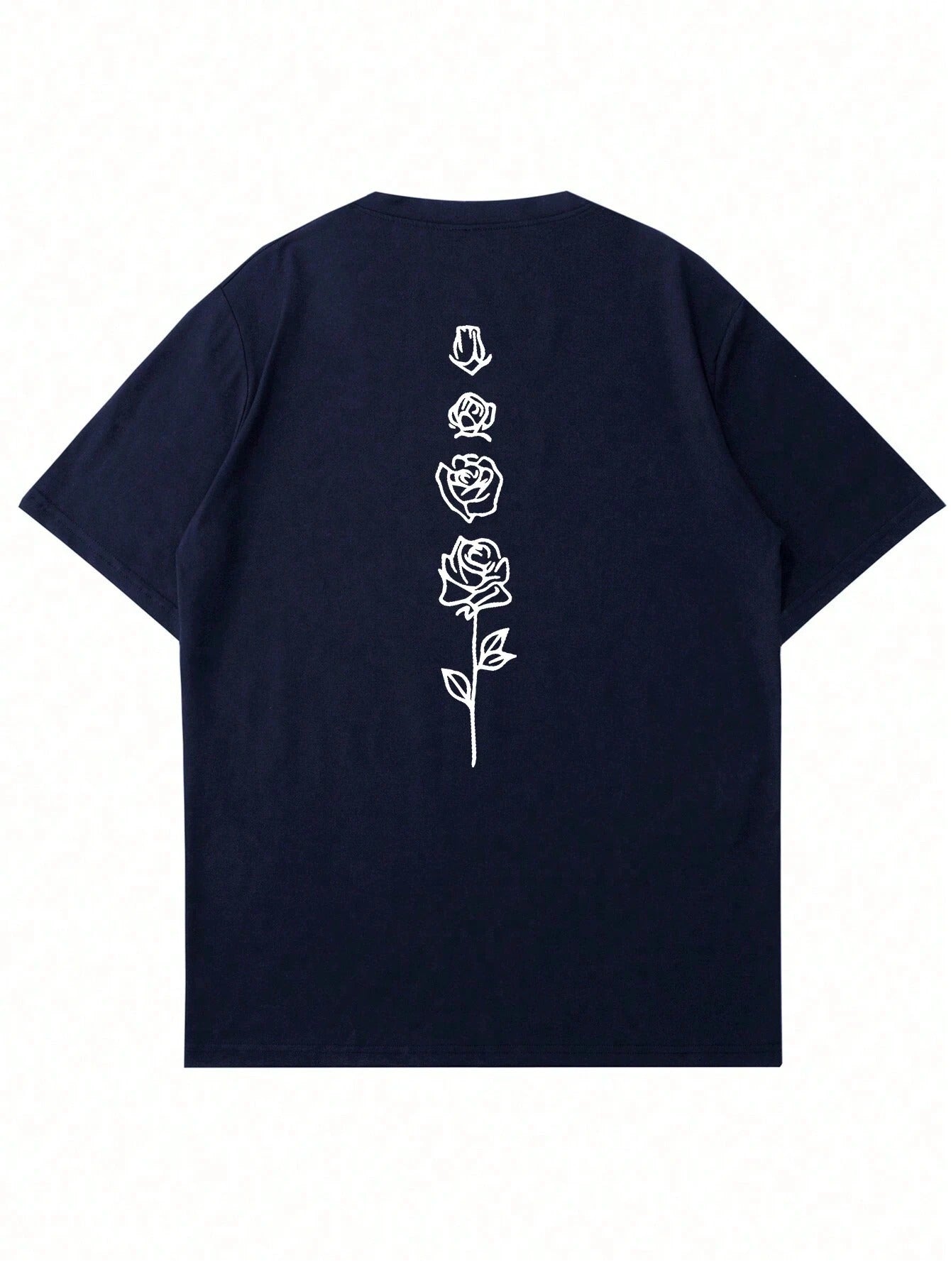 Camiseta Oversized Flor Ascendente 100% Algodão