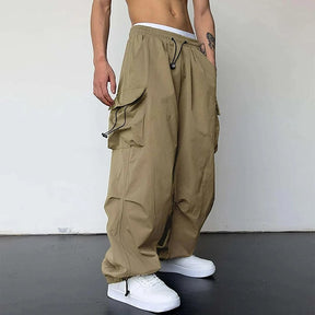 Calça Cargo High Street Estilo Americano